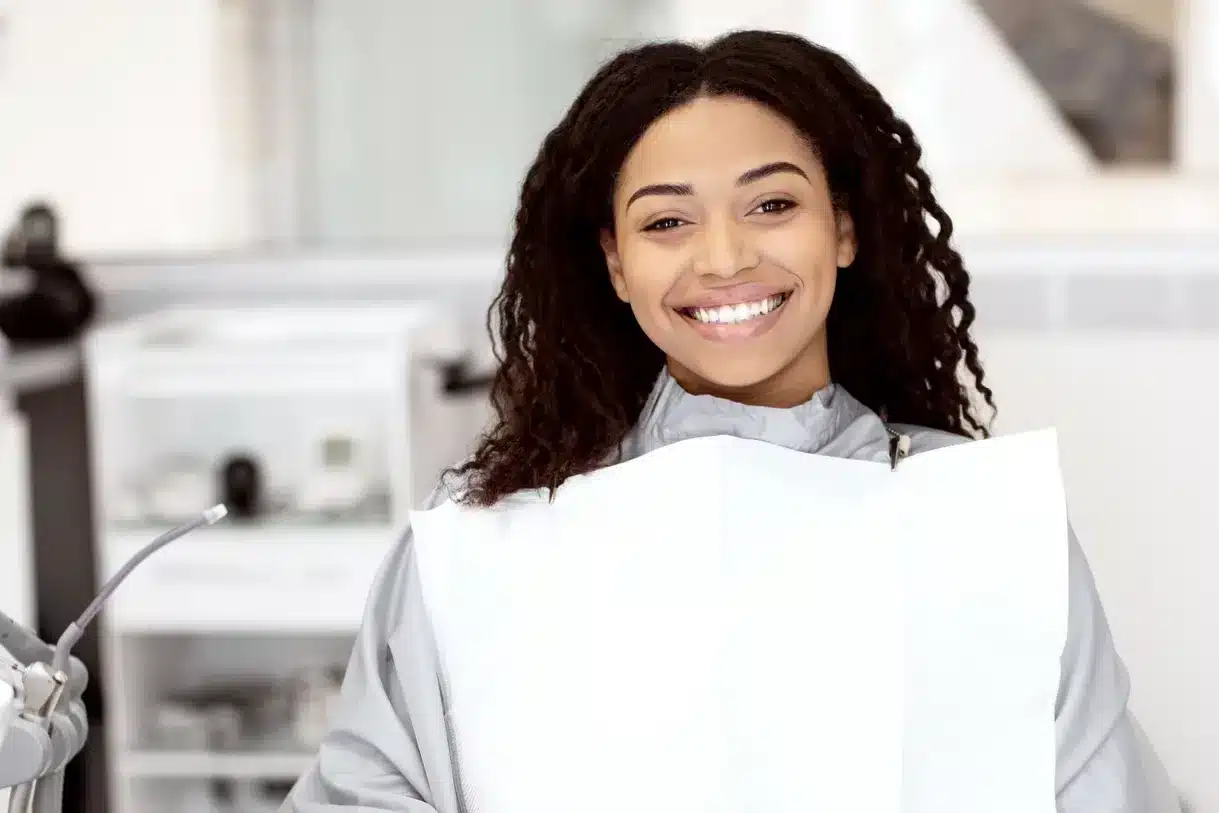 Hygiene appointment / gum assessment dental care photograph